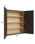 Southport Espresso Shaker 36x42 Wall Cabinet