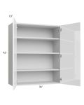 Milan White Gloss 36x42 Wall Cabinet