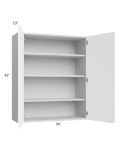 Milan White Matte 36x42 Wall Cabinet
