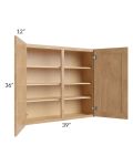 Midtown Timber Shaker 39x36 Wall Cabinet