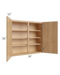 Vienna Timber 39x36 Wall Cabinet