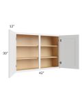 Stratus White 42x30 Wall Cabinet