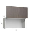 Milan Cafe 36" Countertop Wall Appliance Cabinet