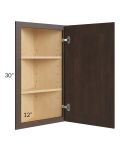 Vienna Kona Brown 12x30 Wall End Cabinet