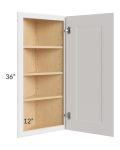 Tuscan Cloud 12x36 Wall End Cabinet