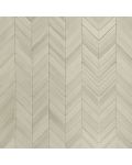 Watercolor Bianco Chevron 12" x 15" Mosaic Tile