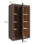 Tuscan Kona Brown 24x36 Blind Corner Wall Cabinet