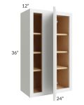Belfast White 24x36 Blind Corner Wall Cabinet