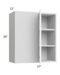 Milan White Matte 27x30 Blind Corner Wall Cabinet