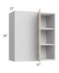 Milan Natural 27x30 Blind Corner Wall Cabinet