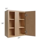 Township Rift Oak 27x30 Wall Blind Cabinet