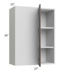 Milan Cafe 27x36 Blind Corner Wall Cabinet