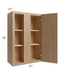 Township Rift Oak 27x36 Wall Blind Cabinet