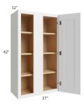 Asheville White Shaker 27x42 Wall Blind Cabinet