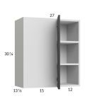 Euro Cafe 27x30-1/4 Blind Corner Wall Cabinet