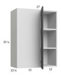 Euro Cafe 27x35-1/4 Blind Corner Wall Cabinet