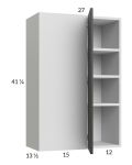 Euro Cafe 27x40-1/4 Blind Corner Wall Cabinet