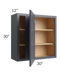 Midtown Indigo Shaker 30x30 Blind Corner Wall Cabinet