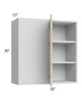 Milan Natural 30x30 Blind Corner Wall Cabinet