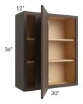 Tuscan Kona Brown 30x36 Blind Corner Wall Cabinet