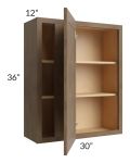 Midtown Mocha Shaker 30x36 Blind Corner Wall Cabinet