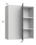 Milan Cafe 30x36 Blind Corner Wall Cabinet