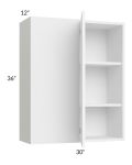 Venetian White Gloss 30x36 Wall Blind Cabinet