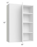 Venetian White Matte 30x42 Wall Blind Cabinet