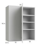 Harbor White 33x40-1/4 Blind Corner Wall Cabinet