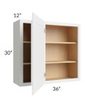 Belfast White 36x30 Blind Corner Wall Cabinet
