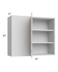 Milan Natural 36x30 Blind Corner Wall Cabinet