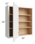 Stratus White 36x36 Blind Corner Wall Cabinet