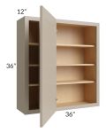 Tuscan Oyster 36x36 Blind Corner Wall Cabinet