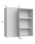 Milan Grey Gloss 36x36 Blind Corner Wall Cabinet