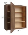 Gramercy Coffee 36x36 Blind Corner Wall Cabinet