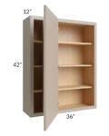 Tuscan Oyster 36x42 Blind Corner Wall Cabinet