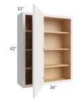 Midtown Cloud Shaker 36x42 Blind Corner Wall Cabinet