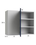 Harbor Navy 36x30-1/4 Blind Corner Wall Cabinet