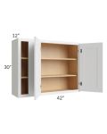 Stratus White 42x30 Blind Corner Wall Cabinet