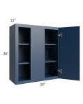 Portland Navy Blue 30x30 Blind Wall Cabinet
