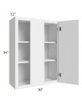 Portland White 30x36 Blind Wall Cabinet 