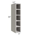 Midtown Light Grey Shaker 6x30 Wine Cube Cabinet