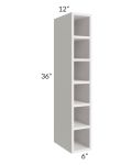 Midtown Cloud Shaker 6x36 Wine Cube Cabinet