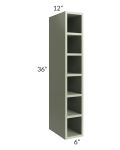Midtown Pistachio Green Shaker 6x36 Wine Cube Cabinet