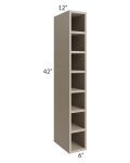 Tuscan Oyster 6x42 Wine Cube Cabinet