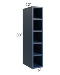 Portland Navy Blue 6x30 Wall Cube Cabinet