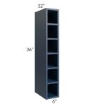 Portland Navy Blue 6x36 Wall Cube Cabinet
