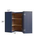 Bayville Blue 24x30 Easy Reach Wall Cabinet