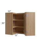 Township Rift Oak 24x30 Easy Reach Wall Cabinet