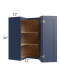 Bayville Blue 24x36 Easy Reach Wall Cabinet